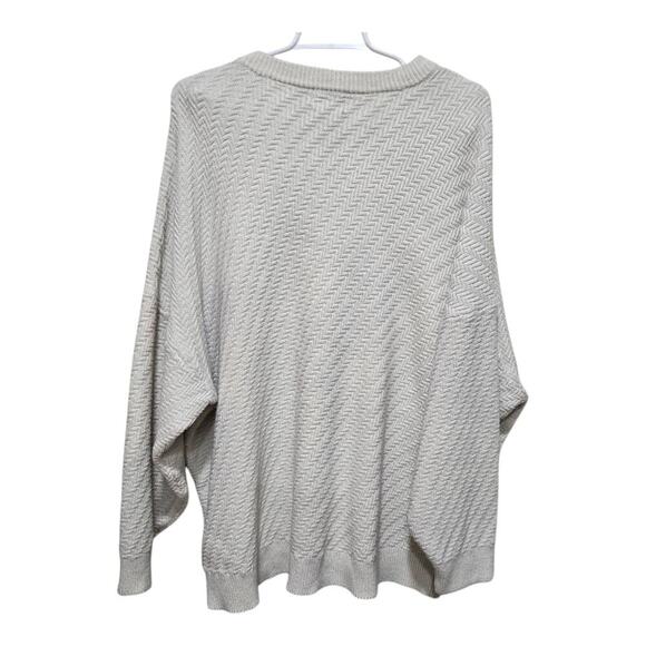 Show Me Your Mumu Crosby Sweater Ivory Knit Women’s Large Oversized - Picture 3 of 8